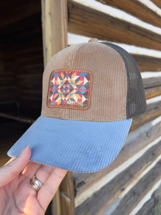 Barn Quilt Patch - Trucker | Powder, Sand & Charcoal