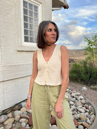 Billabong Needed Knit Tank in Whitecap