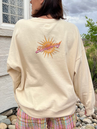 Billabong Echo Crew Sweatshirt in White Cap
