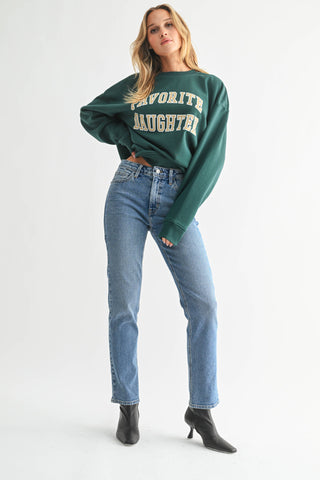 Medium Wash Pencil Jean