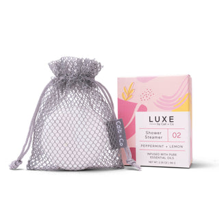 Luxe Peppermint + Lemon Shower Steamer
