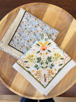 Little Flower Print Bandana