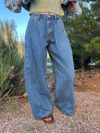 Denim Wide Leg Trouser Jeans