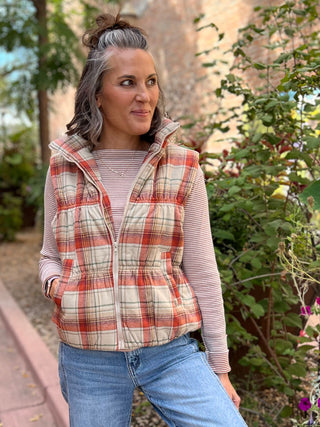 Plaid Flannel Quilt Vest