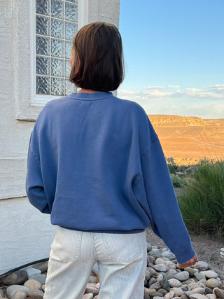 Billabong Treasure Cay Crewneck Sweatshirt in Dutch Blue