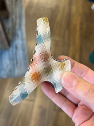 Checkered Claw Clip