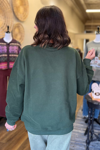 Evergreen Winnie Dog Christmas Sweatshirt