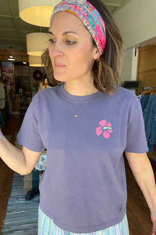 Women's Life Is Good Take It Easy Boxy Crusher Tee