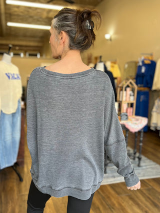 Denver Waffle Ribbed Pullover