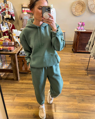 Eldergreen Cotton Blend Hoodie