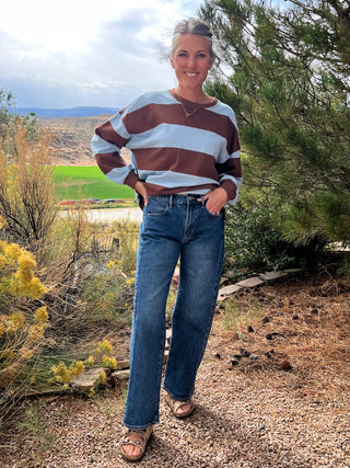 Dark Denim Barrel Twist Jeans