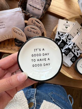 Ring Dish It's A Good Day