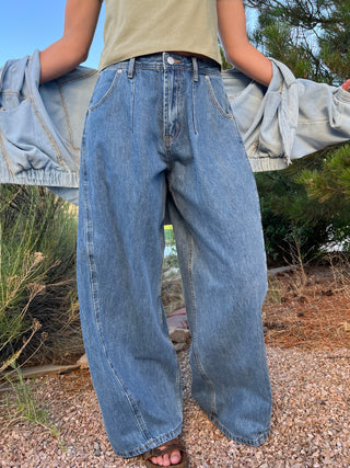 Denim Wide Leg Trouser Jeans