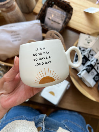 Cappuccino Mug It's A Good Day