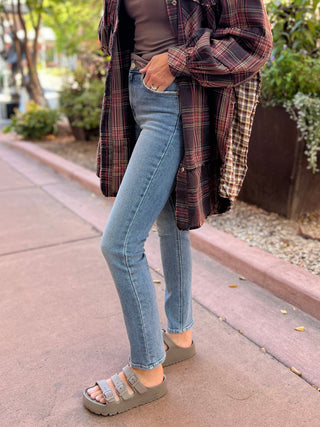 Medium Wash Pencil Jean