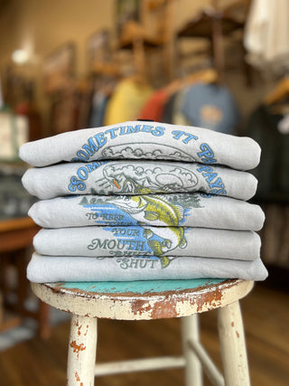 Sometimes it Pays Embroidered Bass Sweatshirt