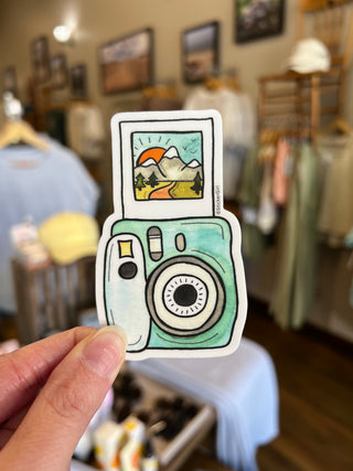 Poloroid Camera Vinyl Sticker