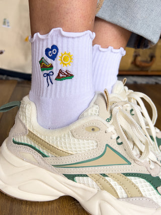 Colorado Icons Ruffle Sock