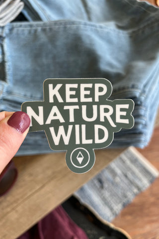 Keep Nature Wild Stickers