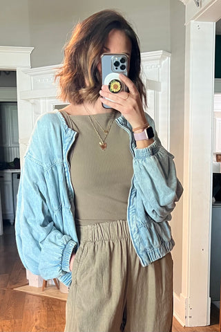Free People - We The Free Layla Denim Jacket