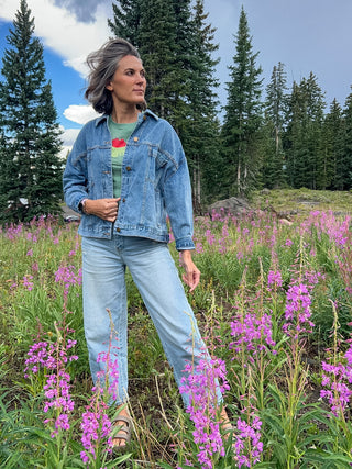 Boxy Denim Trucker Jacket