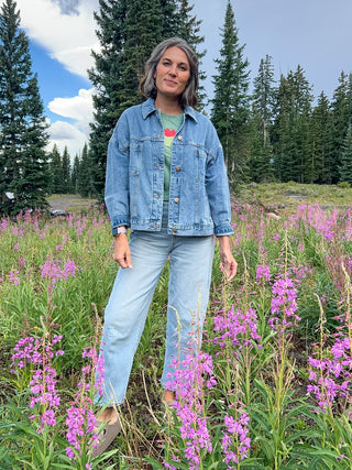 Boxy Denim Trucker Jacket