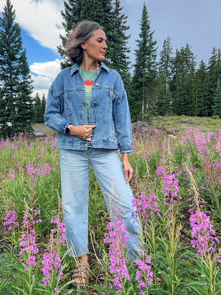 Boxy Denim Trucker Jacket