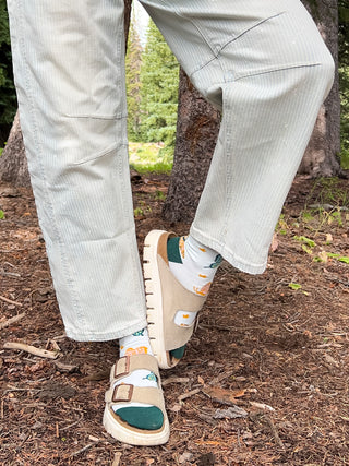 Paint Splashed Stripe Baby Barrel Jeans