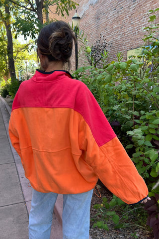Colorblock Fleece Pullover
