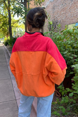 Colorblock Fleece Pullover