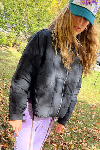 FP Movement Pippa Packable Puffer Jacket in Black