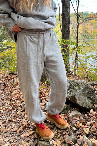 FP Movement Sprint to the Finish Pants in Heather Grey