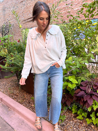 Just Black Light Denim Barrel Jeans