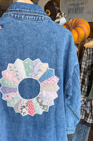 Vintage Quilt Denim Jacket