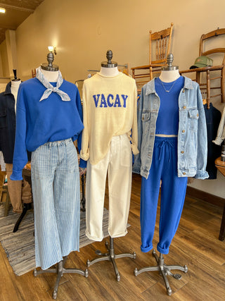 Vacay Lightweight Roll-Up Neck Sweater