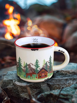 Camp Coffee Mug - Cream Cup of Cozy