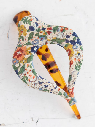 Boho Cream Clip - Floral