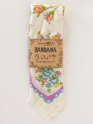 Printed Cotton Bandana by Natural Life