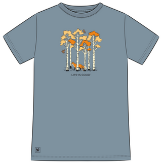 Women's Life Is Good Among the Aspens Short Sleeve Crusher Tee