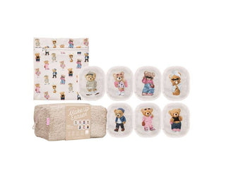 Teddy Bear 7-Day Gift Set & Plush Cosmetic Bag