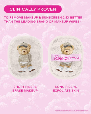 Teddy Bear 7-Day Gift Set & Plush Cosmetic Bag