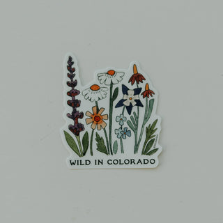 Wild in Colorado Vinyl Sticker