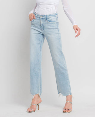 Vervet Aileeah High Rise Slim Wide Jeans