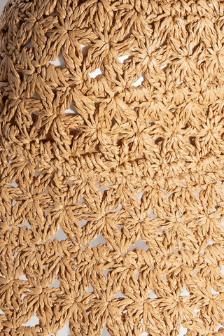 Straw Braided Bucket Hat