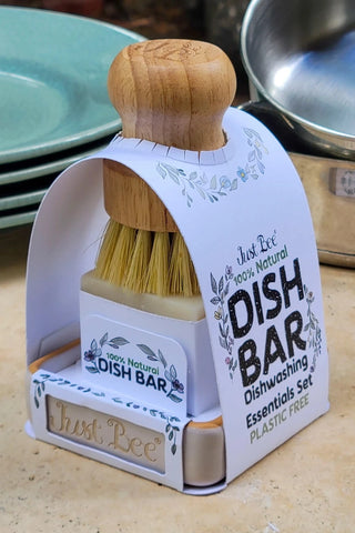 Dish Bar Essentials Set - Plastic Free by Just Bee