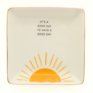 Square Trinket Tray It's A Good Day