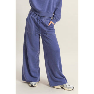 High Rise Wide Leg Drawstring Pants