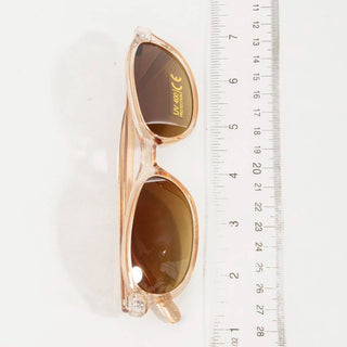 Oval Lens Acetate Frame Sunglasses
