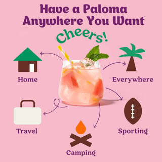 Passionfruit Paloma Cocktail / Mocktail Mixer